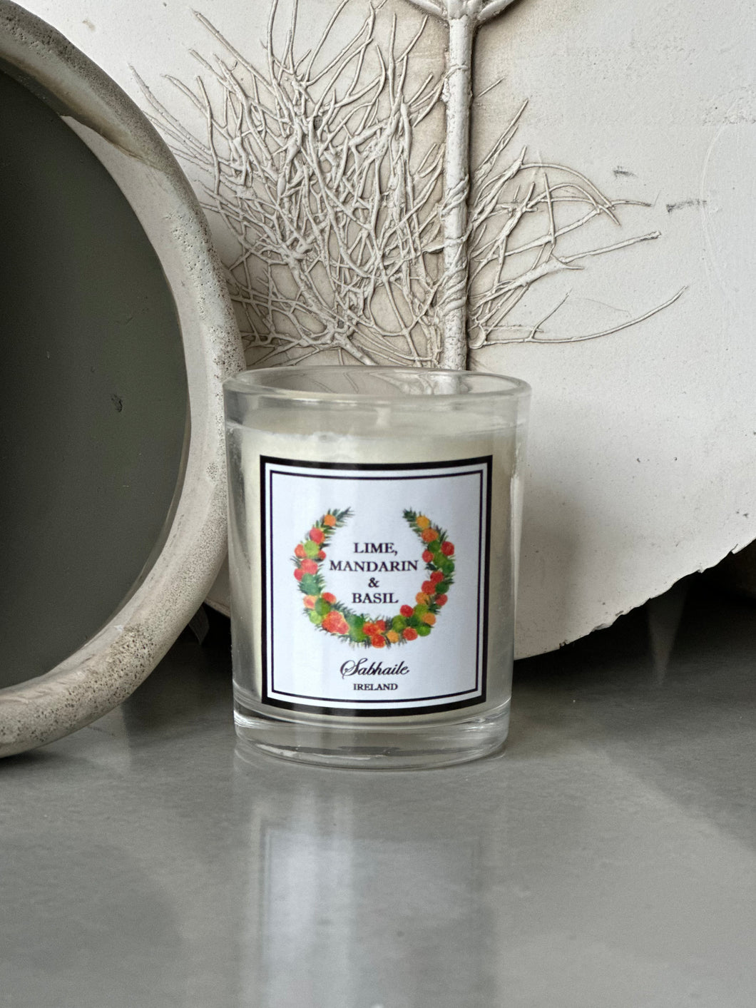 Lime Mandarin and Basil Travel Candle