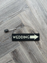 Load image into Gallery viewer, Wedding arrow sign
