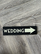 Load image into Gallery viewer, Wedding arrow sign
