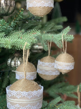 Load image into Gallery viewer, Christmas Jute Bauble
